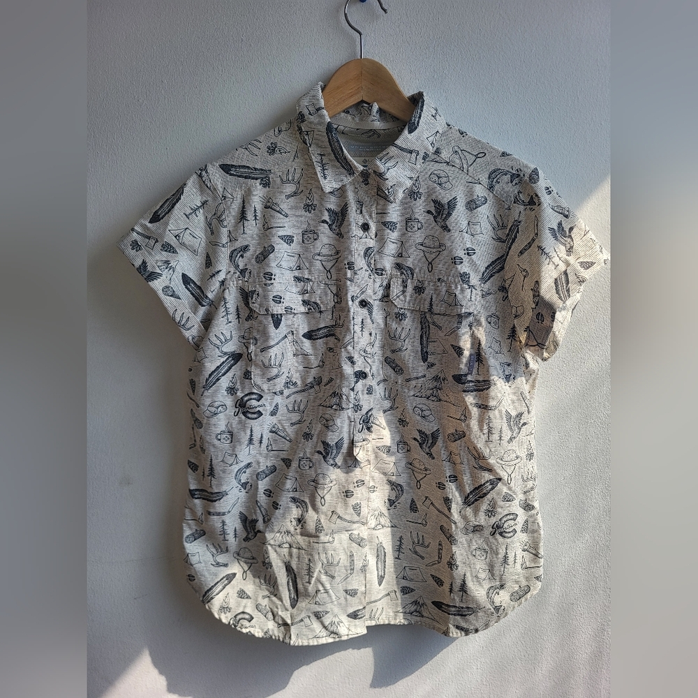 Columbia Pilsner Peak Novelty Shirt - Large Size-